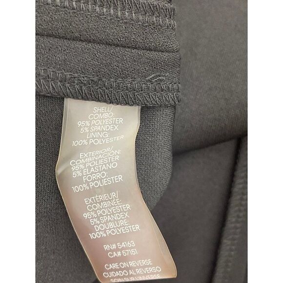 Karl Lagerfeld Black & Blue Color Block Crepe Gown Size 6 NWT - Picture 8 of 10